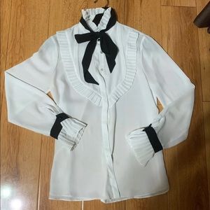 ZARA VICTORIAN STYLE CAREER Shirt. Sz sx